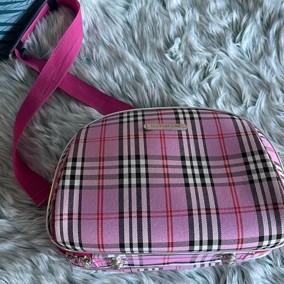 Luca Vergani Cosmetic Case Pink Plad - Picture 1 of 6